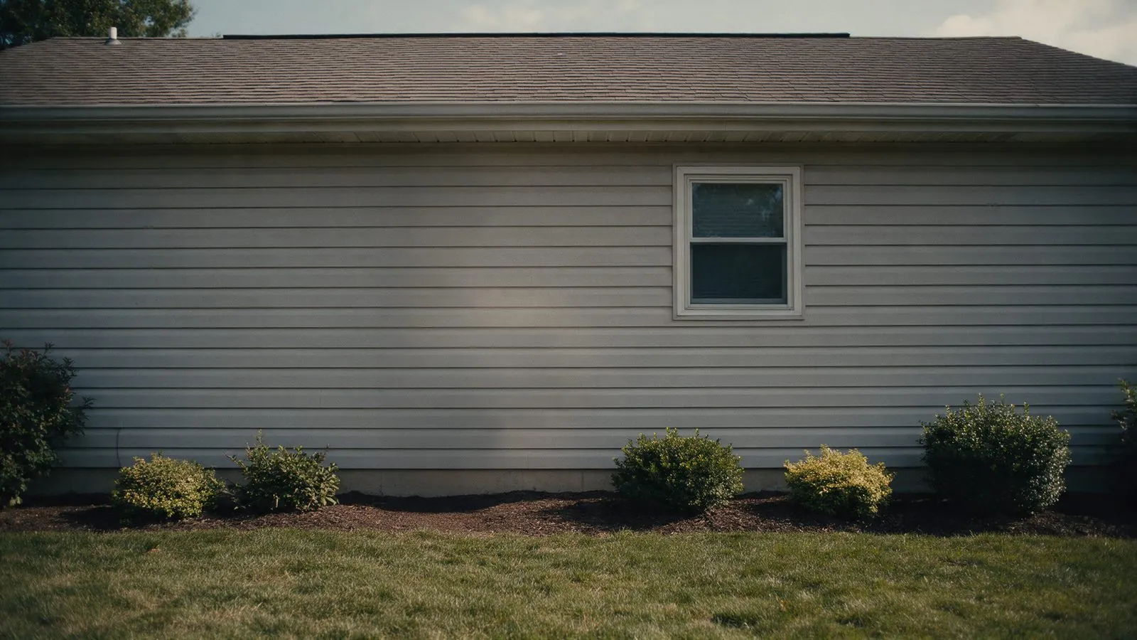 Side wall of a York, PA home before a radon mitigation system was installed